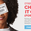 Checkout Creative bug with your library card