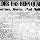 All Boulder Has Been Quarantined Headline Boulder Daily Camera, October 7, 1918