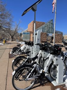 bcycle station at Main Library