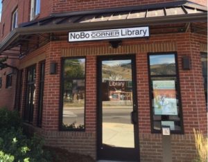 Nobo Corner library front door