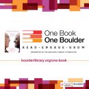 Poster for One Book One Boulder showing the cover of The Book of Joy